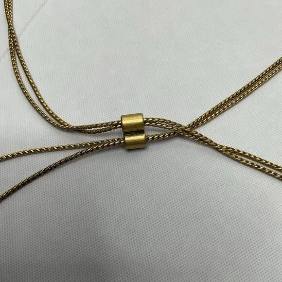 Stella & Dot Gold Long Necklace - Picture 7 of 8